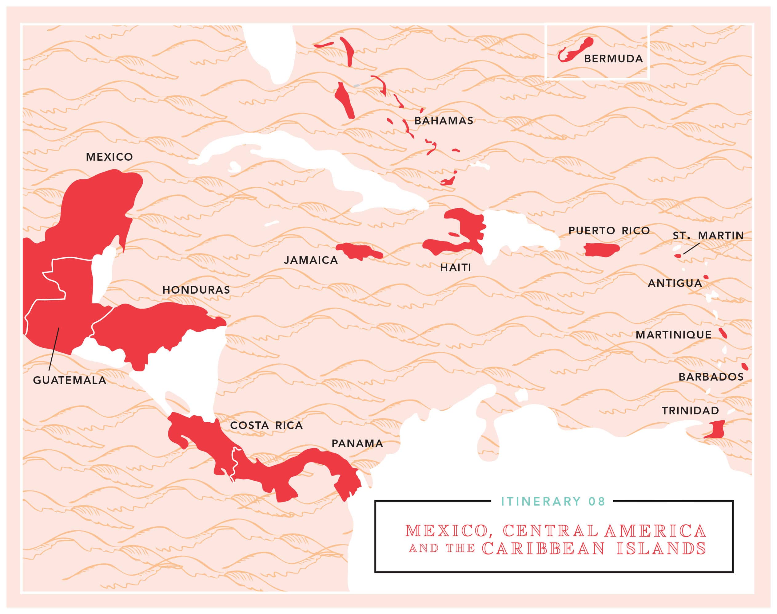 Itinerary VIII Map