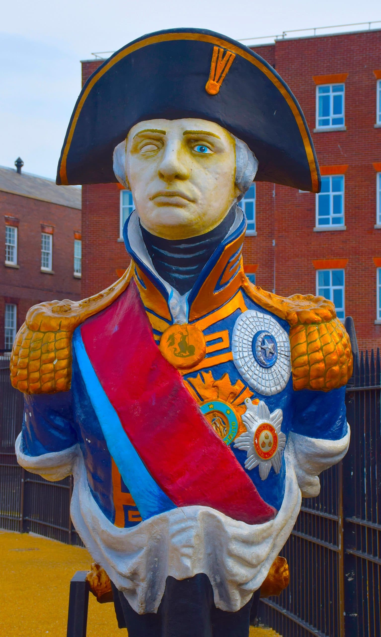 British Admiral Horatio Nelson was hailed as a hero in London