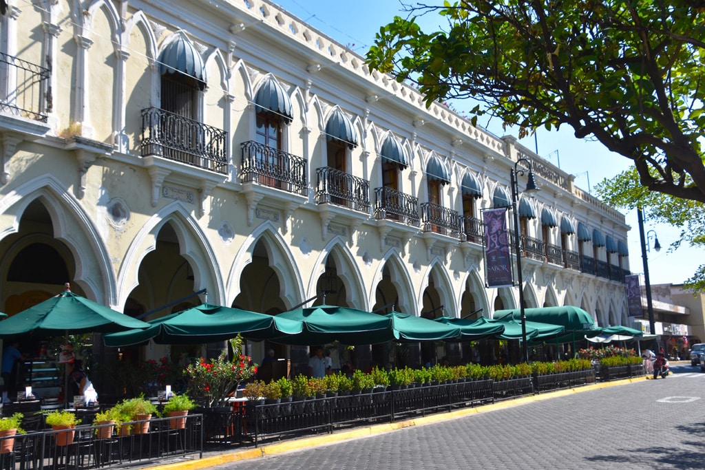 image of manzanillo spanish colonial hill town colima